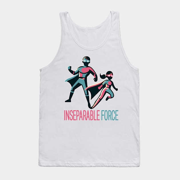 Dynamic Duo: The Sibling Heroes Tank Top by maknatess